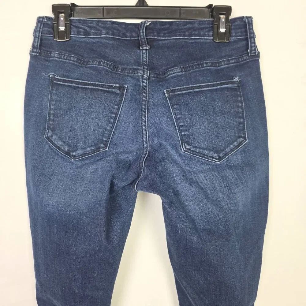 Universal Thread Mid Rise Skinny Distressed Jeans 6/28R - Picture 7 of 12
